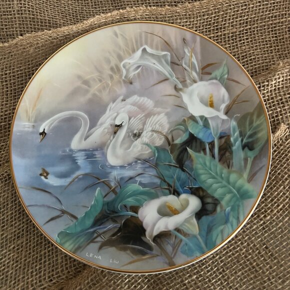 The Swans - Lena Liu Limited Edition Collector Plate - Picture 3 of 3